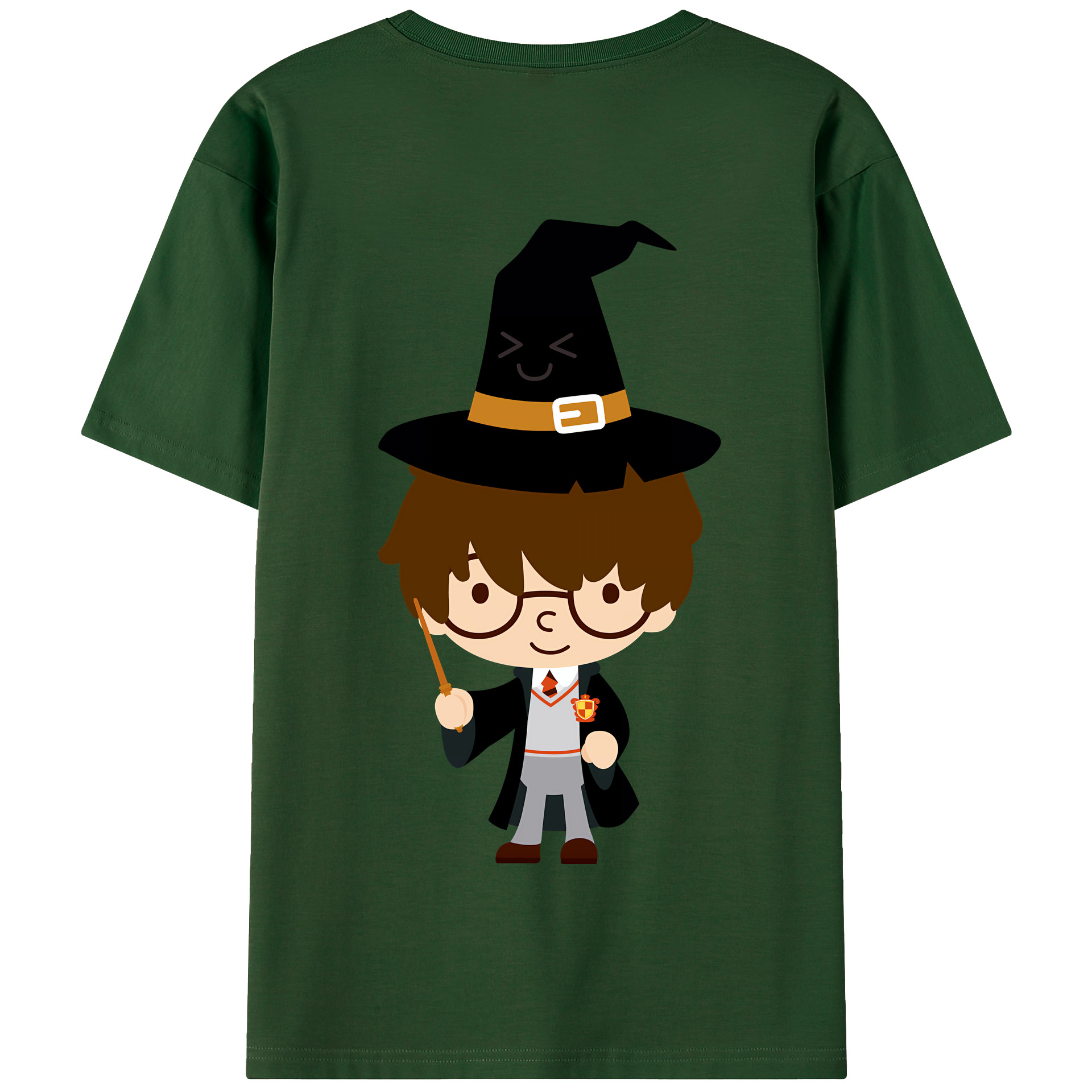 （画像用） Harry Potter ハリー・ポッターシリーズ 綿100％半袖Tシャツ（背面プリント）